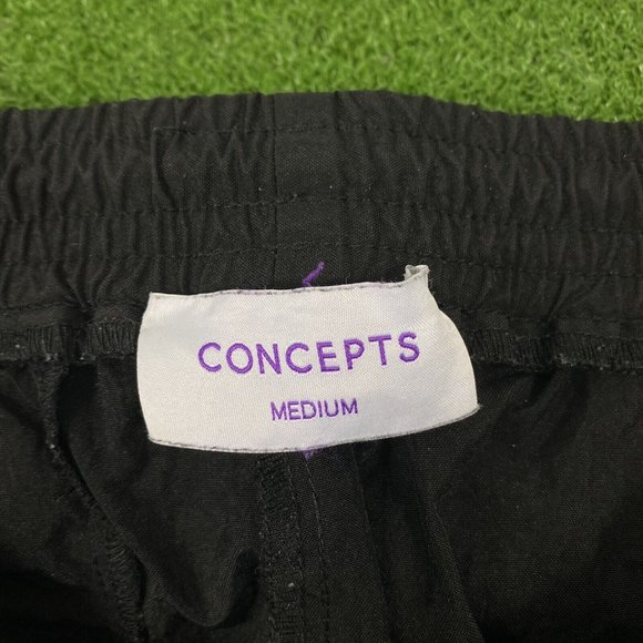 Concepts 96 Mens Black Windbreaker Track Athletic Sweatpants Size Medium - Picture 5 of 6